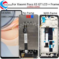 6.6นิ้วต้นฉบับเหมาะสำหรับ Xiaomi Poco X3 GT 21061110AG แผงสัมผัสหน้าจอ LCD หน้าจอดิจิตอลสำหรับ X3GT จอแอลซีดีพร้อมกรอบ