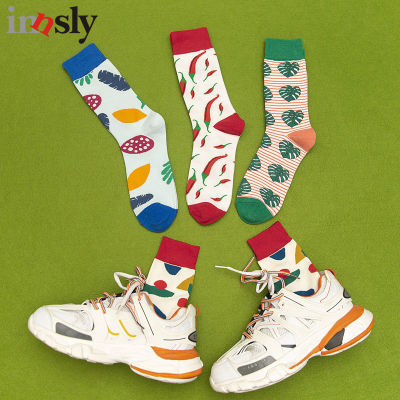 Men Cotton Socks Casual Colorful Fashion Comfortable Crew Socks Street Skateboard Socks Happy Funny Harajuku Socks