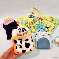 XP Kirby Crayon Shin-chan Wallet Zipper Handbag Card Holder Anime Plush Coin Bag Cartoon Bags Gift PX