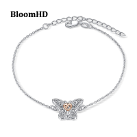 BloomHD สร้อยข้อมือโกศผีเสื้อสำหรับขี้เถ้า925เงินสเตอร์ลิงเซลติกปมผีเสื้อสร้อยข้อมือจี้ศพของที่ระลึกสำหรับผู้หญิงเครื่องประดับ