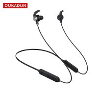 ZZOOI ANC Wireless Sports Bluetooth Headset 5.0 Active Noise Reduction Magnetic Neck-Mounted In-Ear Headset with Microphone