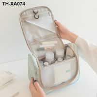 Wash gargle bag web celebrity ins portable wind male lady travel large volume waterproof dry wet depart area receive cosmetic bag