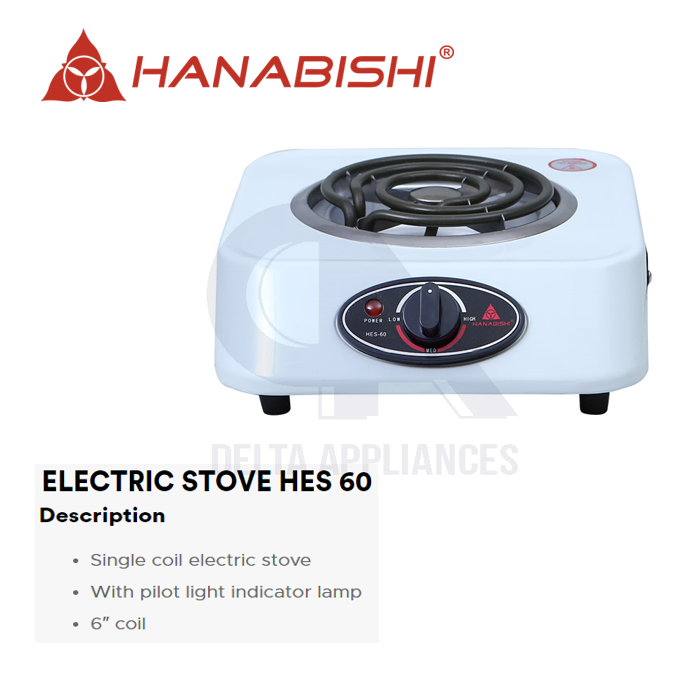 hanabishi electric stove single burner