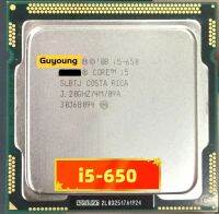 I5หลัก650โปรเซสเซอร์ I5-650ช่องเสียบแคช3.2 GHz 4MB LGA1156 32nm 73W ซีพียูตั้งโต๊ะชิ้นส่วนที่แตกเป็นชิ้นเล็กชิ้นน้อย