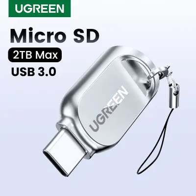 UGREEN USB C Card Reader 2TB Max TF Micro SD USB 3.0 OTG Memory Adapter for Samsung Huawei MacBook Model: 15513