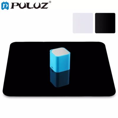 PULUZ 20x20cm Reflective White &amp; Black Acrylic Reflection Background Display Boards for Product Photography Shooting