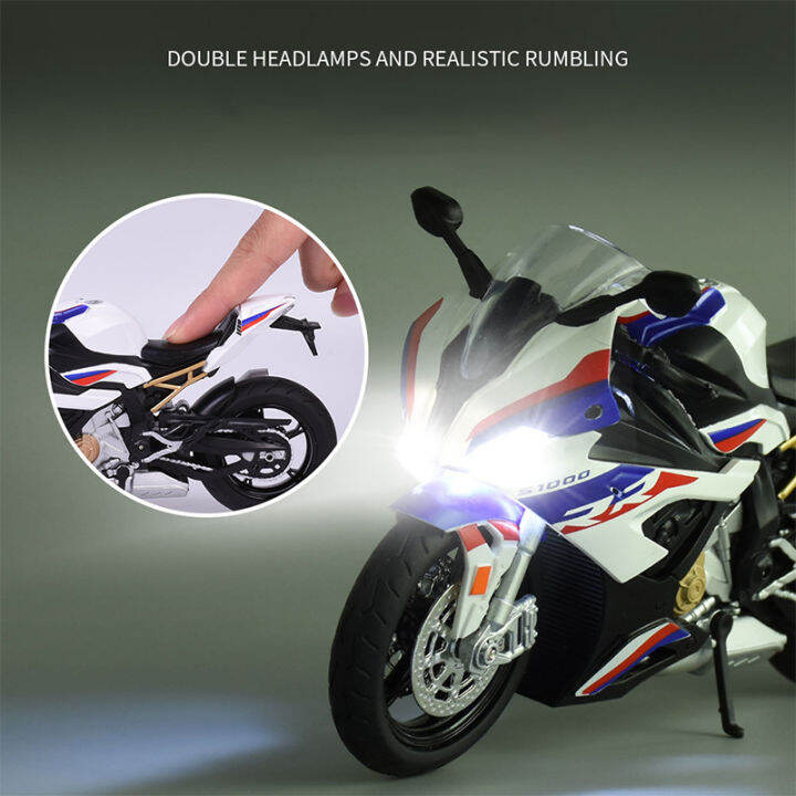 1-12-d-iecast-รถจักรยานยนต์รุ่นของเล่น-s1000rr-จำลองด้วยเสียงและแสงเด็กของขวัญของขวัญวันเกิดของขวัญคริสต์มาสคอลเลกชันจักรยาน