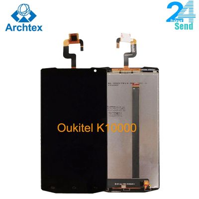 K10000 Oukitel ตัวแสดงอ่านแอลซีดี Tp ชุดประกอบหน้าจอสัมผัสแอลซีดี5.5 "Oukitel K10000 Android Quad Core