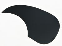 KR- Teardrop Style Acoustic Guitar Pickguard Scratch Plate with Self Adhesive Black