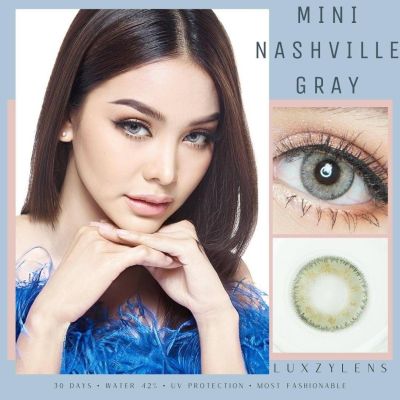 Mini Nashville Gray สีเทา ลักซี่เลนส์Luxzy lens คอนแทคเลนส์ (Contact lens)