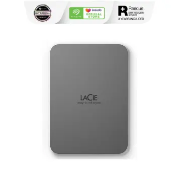 LaCie 4 TB Rugged Mini USB 3.0 Portable 2.5, Disque Dur Externe pour PC et  Mac