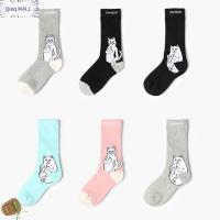 QIEQ MALL Unisex Keep Warm Winter Ankle Socks Soft Cartoon Cat Cotton