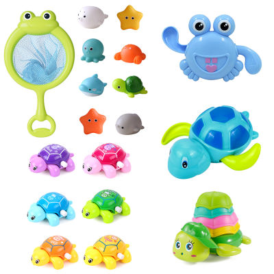 Luminous กบสัตว์ลอยแสงสุทธิเด็กอ่างอาบน้ำของเล่น Induction ตกปลาน้ำอาบน้ำว่ายน้ำชุดซักผ้าของเล่นในน้ำ