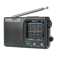 World Band Receiver วิทยุสะดวก1-7 9แถบ Tecsun R-909สีดำ525-1610 Khz R วิทยุแบบพกพาวิทยุ Fm แบบพกพา