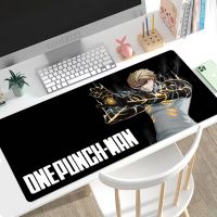 Anime One Punch Men Mouse Pad เกม XL แผ่นรองเมาส์ขนาดควีนไซส์สำหรับใช้ในบ้าน แผ่นรองเมาส์ XXL แผ่นรองเมาส์ยางธรรมชาติ