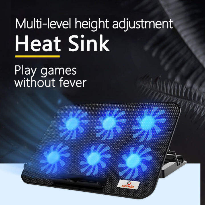 S6 Laptop Cooler Laptop Cooling Pads Stand Adjustable Foldable Electric Ergostand Lazada PH