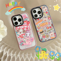 《KIKI》*NEW*CASE.TIFY Acrylic Phone case for iphone 14 14plus 14pro 14promax 13 13pro 13promax Cute Cartoon LULU Pig phone case 12 12pro 12promax 11 case 2023 New Design HD transparent Phone case for girl ins popular Side lettering