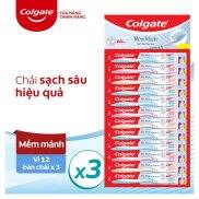 Vỉ 36 bàn chải Colgate SlimSoft Deep Clean sạch sâu hiệu quả