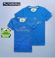 Rudedog เสื้อคอกลม ชาย  หญิง รุ่น Logo18  สีฟ้า