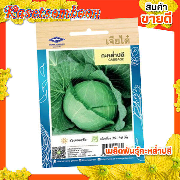 เมล็ดพันธุ์ผัก-เมล็ดกะหล่ำปลี-เจียไต๋-cabbage-seed-บรรจุ-440-เมล็ด-ซอง-ขนาด-15-บาท-ตรา-เครื่องบิน