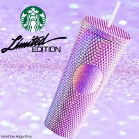 แก้วหนามเก็บความเย็นรุ่นพิเศษจากสตาร์บัค Starbucks Bling Cold Storage Mug Limited Edition Violet