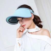 [hot]Summer Sun Protection Ultraviolet Polarized Sun Visor Hats For Women Outdoor Travel Fishing Biking Cover Face Sun Hat Female Cap