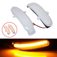 2Pcs กระพริบน้ำแบบไดนามิก Blinker ไฟเลี้ยว LED ด้านข้างกระจกสำหรับ Benz C Class W203 S203 CL203 2001-2007