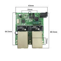 Fast Switch Mini 4 Port Ethernet Switch 10100Mbps Rj45 Network Switch Hub Pcb Module Board For System Integration Module