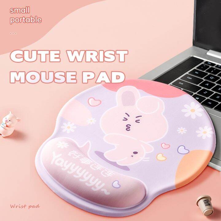 a-lovable-น่ารัก-wristbandmousepad-kawaii-อุปกรณ์เสริมแล็ปท็อป-gamer-คณะรัฐมนตรียาง-deskmat-pad-eva-หนูจ้า