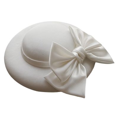 หมวกบักเก็ต หมวกแต่งงาน ปาร์ตี้ฮาโลวีน สําหรับผู้หญิง (สีขาว) n1