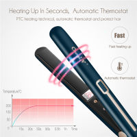 Ckeyin 2 in 1 Mini Professional Hair Curler Hair Straightener Flat Iron Straightening Corrugated Curling Tong Styling Tool 50