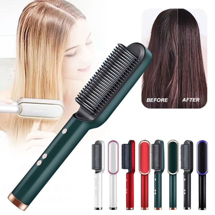 Lazada hair brush on sale straightener