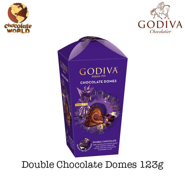 Godiva Double Chocolate Domes Tower 123g Lazada