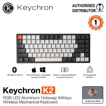 Keychron K2 Wireless Hot-swappable Mechanical Keyboard/ White