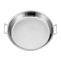 Stainless Steel Pan Cold Noodle Making Tools Steamed Rice Tray Cake Dish for Home Kitchen wedding serving tray with plate dishes