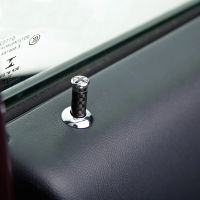 ACar จัดแต่งทรงผมประตูล็อค Pin Knob Case สติกเกอร์ตกแต่งสำหรับ Mini Cooper S Clubman R55 R56 R60 R61 F54 F56 F60อุปกรณ์เสริม