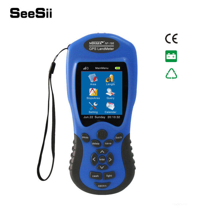 SeeSii NF198 GPS Land Meter Area GPS Test Devices Figure Track