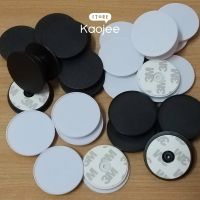 ส่งด่วนจากไทย griptok เปล่า popsocket กริ๊บต๊อก ที่ติดหลังศัพท์ว่าง สีพื้น ขาวกลม ดำกลม ติดในรถ ห้อยรถ DIY ราคาถูก