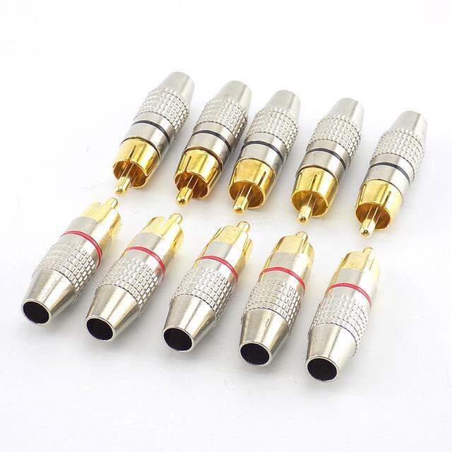 10pcs-rca-male-plug-to-cabling-connector-adapter-audio-video-cable-cctv-camera-non-solder-gold-plated