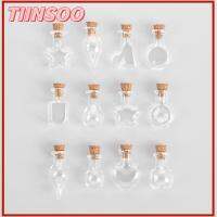 TIINSOO 5pcs เครื่องประดับอัญมณี จุกไม้ก๊อก อุปกรณ์จัดงานแต่งงาน ของตกแต่งบ้าน ขวดเก็บของ ขวดแก้วคอร์ก ขวดตัวอย่างเปล่า ขวดอวยพร