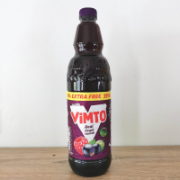 Vimto Real Fruit Squash วิมโต เครื่องดื่มน้ำผลไม้รวมเข้มข้น 725 มล.