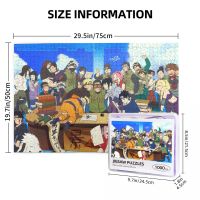 Naruto 1000 Pieces Wooden Puzzle Jigsaw Adult Childrens Educational Puzzles Exquisite Gift Box Packaging