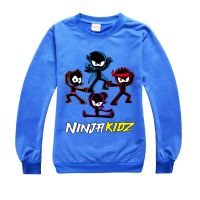 NUINJA KIDZ Boys เสื้อแขนยาวผู้หญิง O-Neck Top การ์ตูนแฟชั่น Top คอกลมเสื้อกันหนาว2021 625เสื้อผ้าเด็กฤดูใบไม้ผลิฤดูใบไม้ร่วงฤดูใบไม้ผลิ