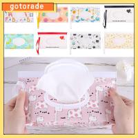 GOTORADE อีวีเอ ถุงผ้าเช็ดเปียก สายสแนป เคสฝาพับ กล่องใส่ผ้าเช็ดทำความสะอาด มีประโยชน์และดี แบบพกพาได้ กระเป๋าเช็ดเปียก ผลิตภัณฑ์สำหรับเด็ก