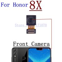 กล้องหน้าโค้งโมดูลกล้องหลังหลักด้านหลังของแท้สายสำหรับ Huawei Honor 8A Pro Prime 8C 8X อะไหล่ซ่อมโทรศัพท์สูงสุด