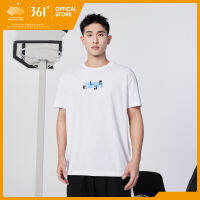 เสื้อยืดออกกำลังกายผู้ชาย361องศาคอกลมแขนสั้นพิมพ์ลายเสื้อลำลอง652321101