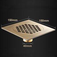 【cw】hotx 15 x cm Shower Floor Drain Washroom Invisible Cover Waste