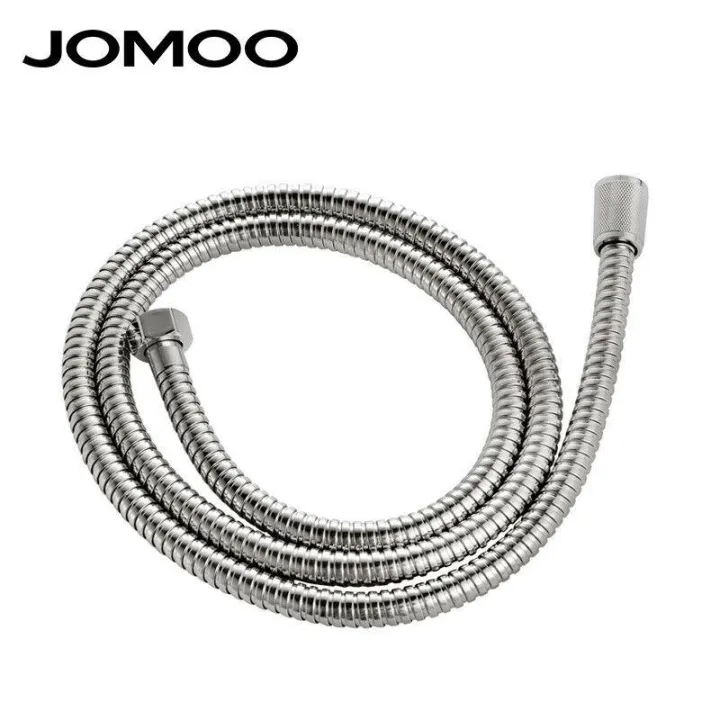 JOMOO 1.8M Double Interlocked Shower Head Hose Stainless Steel Bathroom