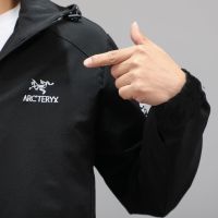 ☜Arcteryx แจ็คเก็ตปักลายสำหรับบ้านนก,แจ็คเก็ตปลายสูงมีสี่ด้านยืดหยุ่นกันลมระบายอากาศกันน้ำเสื้อผ้าลำลอง