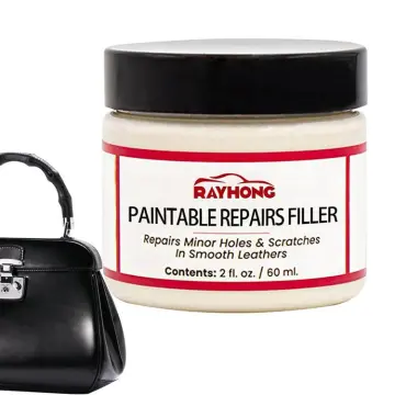 Repair Tears, Holes or Cracks in Leather or Vinyl with Filler Putty 